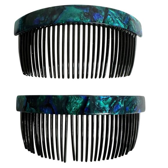 Vintage Decorative Hair Combs Huge Lot 80s 90s Hair Accessories Y2K Hip Cool - Picture 2 of 13